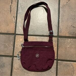 Burgundy Crossbody Bag KIPLING Emmylou Plum Crossbody Shoulder Bag